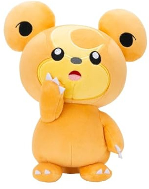 Pokémon Plüsch 20 cm Teddiursa - PKW4196 - Multicolor - Offizielles Pokemon verstopftes Sammelspielzeug für Kinder 2+