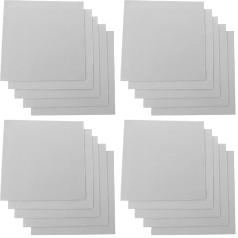 TOVINANNA Einweg Servietten mit Leinenstruktur 25 Stück 20x20cm Grau Saugfähige Papierservietten für Partys Hochzeiten und Badezimmer