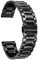 BINLUN Correas de Reloj Acero 12mm-24mm Repuesto de Correas Metálica Smartwatch Extremo Recto Y Curvado 6 Colores Hombres Mujer Para Samsung Galaxy Watch 6/5 Para Huawei Watch(Negro,18mm)
