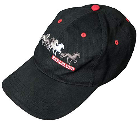 Karlslund Cap mit Islandpferdestickerei. Verstellbar.
