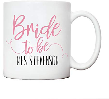 Manta Makes Bride to be Mug | Engagement Fianc�e Gifts for her | Personalised Future Wife Bride Mrs Women Woman Mug | Hen Party Bridal Party Wedding Gifting Ideas
