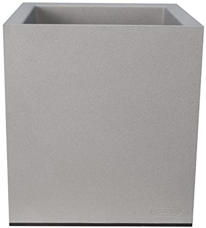 Riviera Pot à Bac Granit, 40cm x 40cm, Stone