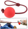 AMOYER Dressage d'animaux Une Balle Chien Élastique Balle Jouet avec Une Corde De Sécurité Solide en Caoutchouc Naturel Chewing Jouets pour Animaux Soins Dentaires Jouets