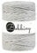 Bobbiny Makramee-Schnur, XXL, 5 mm, einlagig, 100 m, Beige