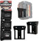 StealthMounts Battery Mounts for Milwaukee M18| Cordless Batteries Holder for Drills, Impact Drivers & More | 6 Pack | Black Battery Organisers for Milwaukee M18 Power Tools