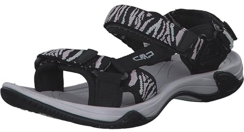 CMP Damen Hamal Hiking Sandal, Nero-Pale Rose, 38