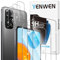 Yenwen Protector de Pantalla para Xiaomi Redmi Note 11 6.43, 3 Piezas Cristal Templado con 3 Piezas Protector de Lente de Cámara, 9H Dureza Vidrio Templado para Redmi Note 11 6.43