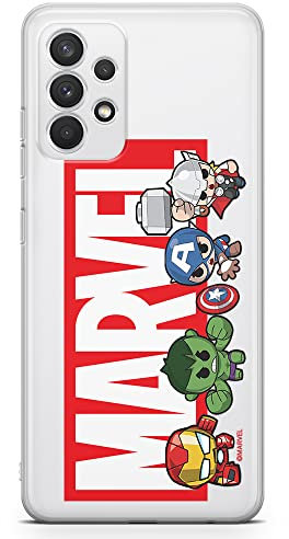 ERT GROUP custodia per cellulare per Samsung A32 4G LTE originale e con licenza ufficiale Marvel, modello 010 adattato in modo ottimale alla forma dello smartphone, parzialmente trasparente