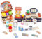 Sobebear 42PCS Toy Cash Register, Kids Toy Till with Scanner, Play Money, Coins & Groceries, Lights and Sound Role Play Shop Se, Educational Pretend Play Gift for Boys and Girls Age 3+ Years
