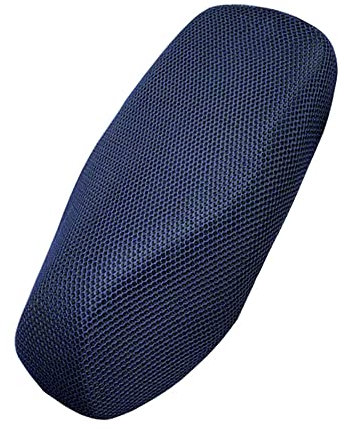 MOCNT Motorrad Sitzbankbezug rutschfest Motorrad Sitzabdeckung Wasserdicht Motorrad Sitzbezug Sitzbankabdeckung Sitzbezüge Kissenbezug Sitzbank 3D Atmungsaktiv Blau XL