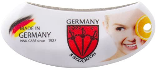 3 Swords Germany Brand Quality Round Sapphire Pocket Nail File - Made in Germany
