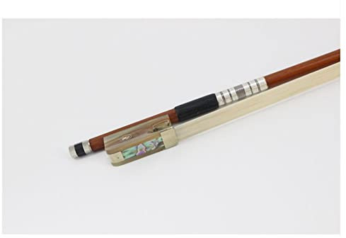 Geigenbogen Weißes Horn violin Bow Brasilien Holzleber Bibliothek (Color : 1/4)