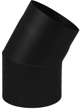 Rauchrohr 22° - Bogen ohne Prüföffnung ID 150 mm Knie