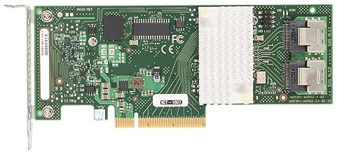 Scheda Controller Raid, Controller Raid Smart Array Card con Trasmissione a 6 Gbps, 2 Interfacce SAS, Configurazione Array Flessibile per Disco PC