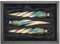 royal Admiral - 11 cm gedrehte Zapfen Petrol Gold
