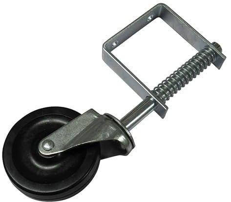 Spring Loaded Gate Wheel 4 (Heavy Duty Sliding Fence Support Jockey Door 100MM) (Pack of 1)