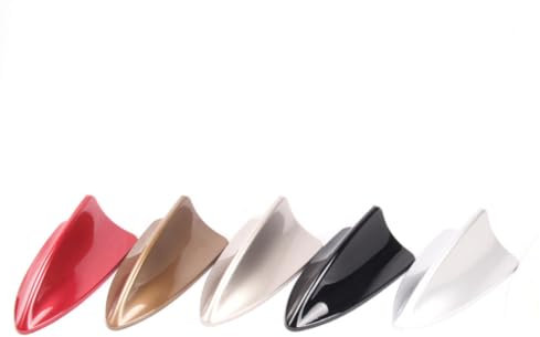 Gadpiparty Antenne De Voiture Aileron De Requin pour Toit Signal Radio FM Am Style Unique Rouge