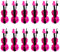 SAFIGLE 12St Mini-Geige Puppenhausmöbel Musical Ornamente Bausatz Kinderspielzeug Violine Musikinstrumente Miniatur-Geigenmodelle Miniatur-Geigenspielzeug Spielzeugzimmer Anzeige Plastik