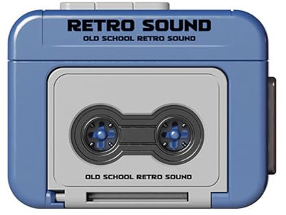 Reproductor de casetes portátil en miniatura para coleccionistas y aficionados, grabadores de música vintage