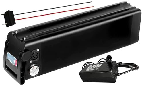 Batterie E-Bike 36V 48V, Batterie Velo Électrique 36V 48V 10Ah 15Ah Haute Puissance Batterie Lithium-ION avec Chargeur Pliante Batterie pour 200W 500W 750W 1000W Moteu 36V 10AH