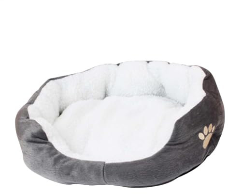 Ziennhu LucyBalu® Dinghy Katzenbett | Katzenkissen | Bett | Korb für große und kleine Katzen | Kissen für weich und bequem | Donut | Bett für drinnen | Schlafen