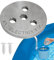 Placa Desnatadora para Piscina con Lastre,Ánodo De Zinc para Piscina De Agua Salada con Placa De Peso - Accesorios para De Filtración Y Bomba De Limpieza En Piscinas Exteriores E Interiores
