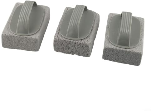 Zilimontt Mehrzweck-Bimsstein für Grill- und Poolreinigung, hochwertige Handreinigung, Ziegel, effektiv Fett, Flecken und Mineralablagerungen von (3 Stück)