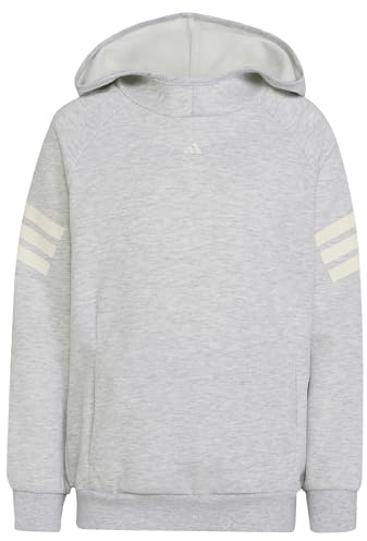 adidas Unisex Kinder Disney Mickey Mouse Sweatshirt, Light Grey Heather/Off White, 3-4 Years