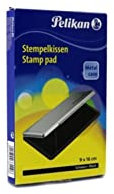 Metall-Stempelkissen getränkt, 1, Stempelfarbe schwarz, nachfüllbar
