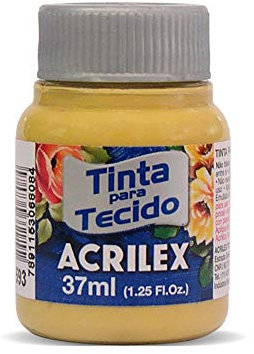 Acrilex Pintura Textil al Agua Ocre Oro 37 ml Ref. 573