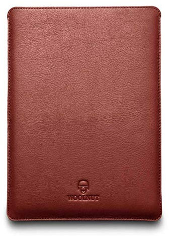 Woolnut Leder Sleeve Case Hülle Tasche für MacBook 12 Zoll - Cognac Braun