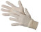 Jah 3085 Baumwollhandschuh 12 Paar oekotex schwer Strickbund natur Gr. 8