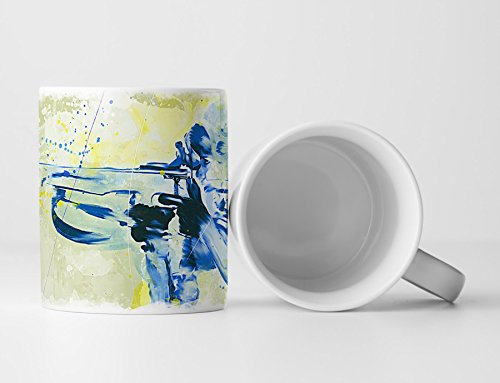 Biathlon I Tasse als Geschenk, Design Sinus Art