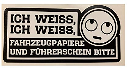 24/7stickers MG051 / Ja Ja Aufkleber je 11x5,5cm Oldschool Retro Oldtimer Auto Tuning OEM Low Deep