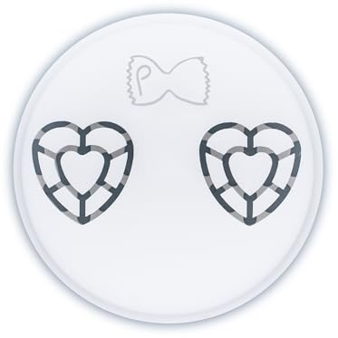 Pastidea - Matrize aus POM Herz Cuore kompatibel mit KitchenAid 5KPEXTA 5KSMPEXTA und Marcato