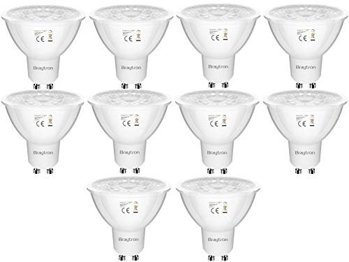 10 Stk 5w GU10 dimmbare LED Einbauleuchte Lampe Lampe Einbauspot Einbaustrahler Einbauleuchte 6500K Kaltweiß