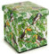 Gift Décor Ottoman Pouffe Faux Leather Foldable Toucan Theme Storage Box And Seat 31x31cm