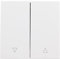 McPower Jalousie-Taster | Shallow | 250V~/10A, Unterputz, Klemmanschluss, weiß matt, modernes Design