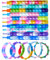 Pop It Armband 15er Set von Tilcare Chew Chew - 3D Pop Armbänder für Kinder und Erwachsene mit Autismus - Silikonarmbänder in Lebensmittelqualität für Kleinkinder - Waschbar und wiederverwendbar