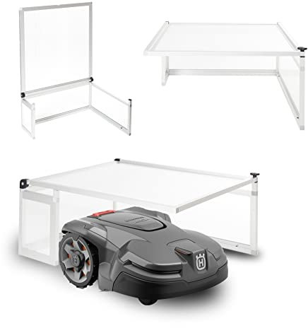 PreGaRo MÄHROBOTER & GARAGEN Carport Schutz vor Regen Rasenroboter Garagendach Mährobotergarage Premium Metall (PG1000)
