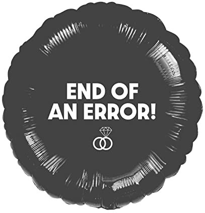 Amscan 9915984 Folienballon End Of An Error