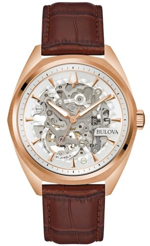 Bulova Analog 97A175, braun, Riemen