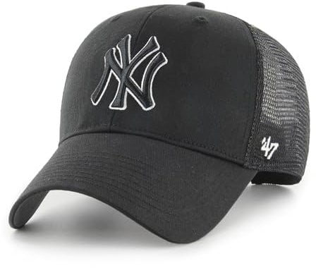 '47 New York Yankees MLB Most Value P. Branson Schwarz Verstellbare Trucker Cap One-Size