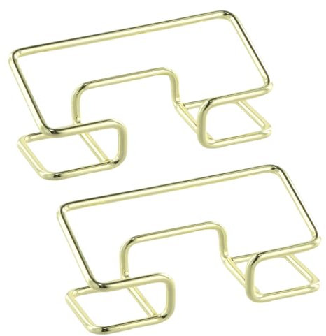Lot de 2 Porte-Cartes de Visite, Porte-Cartes de Visite de Bureau, en Métal Présentoir de Carte de Visite Moderne Support de Cartes de Visite Organisateur,pour stand d'exposition bureau École magasin