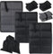 3 Set Thermo Sitzkissen Faltbare Sitzunterlage, Sitzkissen Outdoor Sitzmatte, wasserdichtes sitzkissen outdoor, Faltbares Sitzmatte Wasserdicht Tragbar Kinder Sitzpolster für Outdoor Camping Wandern
