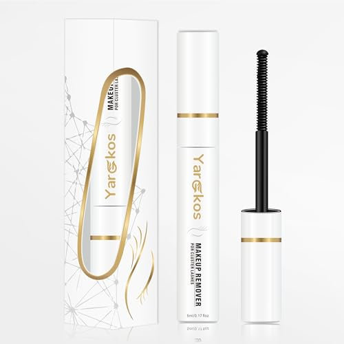 5ml Lash Glue Remover, DIY Eyelash Extension Remover for Cluster Lashes, Individual Lash Bond Remover at Home, Fast Removal Eye Lashes Glue Remover, White