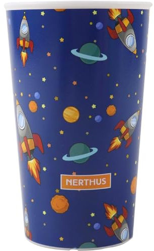 NERTHUS FIH 1322 Vaso plástico Infantil de 250 ml, Diseñado para Pequeñas Manos sin BPA