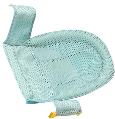 Kcabrtet Baby-Badesitzstütze, Atmungsaktiv, Verstellbarer Riemen, Rutschfest, Für Neugeborene(Frisches Grün)