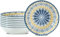 XINLTC Lot de 8 Assiettes à Dessert en Porcelaine | Assiette pour Petit-déjeuner Multicoloré | Ø14x H3.3 cm | Petite Assiette à Tapas, Gâteau | Petite Assiettes Vaisselles pour 8 Personnes