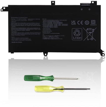 OPAHUTER B31N1732 Battery for ASUS VivoBook S430F S430FA S430FN S430UA S430UF X571G X571GD K571G K571GT F571G F571GT FX571GT RX571GT A571G NX571LH K430F K430U R430F V430F X430FA X430UN 11.52V 42Wh